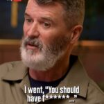 Jamie Carragher Instagram - “F****** hit the target!” 😡 Roy Keane still thinks about Solskjaer’s huge miss in the Champions League again Leverkusan in 2002! 😬 Do you miss the away goal rule? 🤔 Watch Stick to Football via the link in bio 🔗