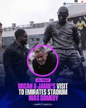 Jamie Carragher Instagram - Statues for @23_carra & @micahrichards? 😅

Emirates Stadium will never be the same 😤

#UCLToday