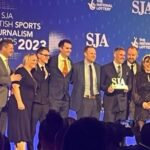 Jamie Carragher Instagram – Thank you to @sjainsta for choosing Monday Night Football as the TV show of the year! #sja2023 #mnf 🏆