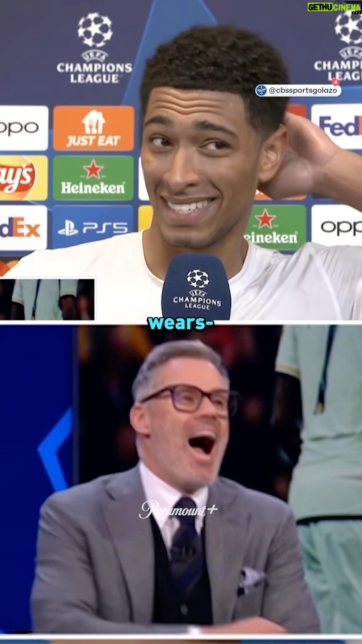 Jamie Carragher - 28.5K Likes - @guillembalague’s fits > @23_carra’s fits for @judebellingham 😂
#UCLToday
