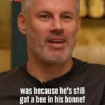 Jamie Carragher Instagram - “He’s still got a bee in his bonnet about Harry Kane taking corners.” 😂 @gneville2 and @23_carra weigh in on Declan Rice taking set pieces for Arsenal 🎯 Watch Stick To Football via link in bio 🔗
