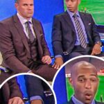 Jamie Carragher Instagram – Hearing Thierry Henry is on MNF tonight like… 😅🍿