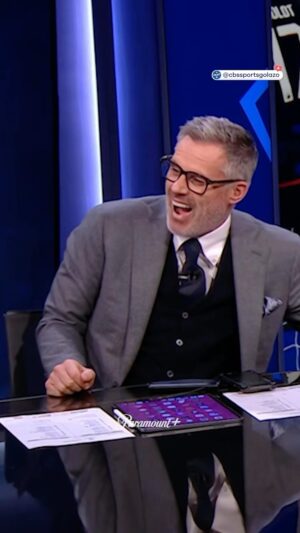 Jamie Carragher Instagram - A wager for the ages: @23_carra ’s Liverpool vs. @micahrichards’ Man City with a new @thombrowne suit on the line! 🤣

#UCLToday
