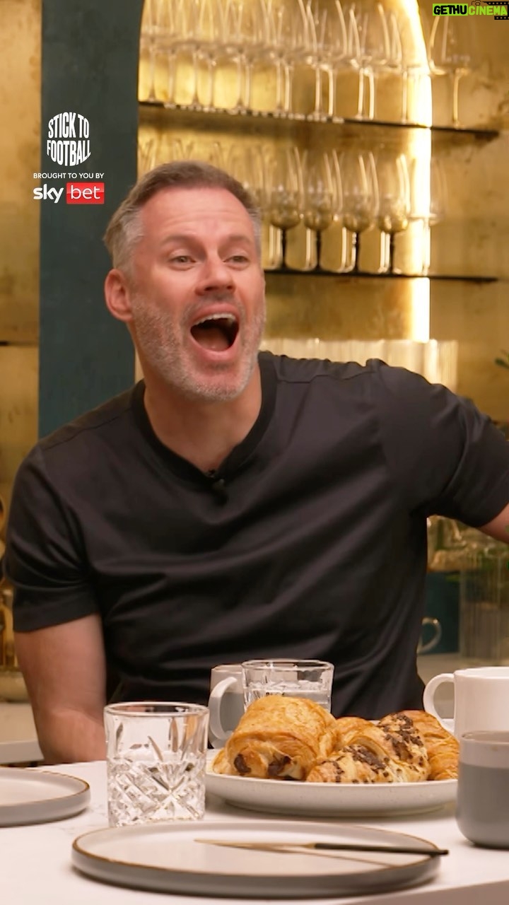 Jamie Carragher Instagram - ๐จ Stick to Football EP 19 is LIVE ๐จ ย ๐ Champions League Fallout ๐ต Who Can Stop Man City? โฝ Harry Kane On Corners ๐ด Man Unitedโs New Sporting Director? ย Watch via the link in bio ๐