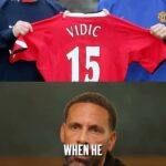 Jamie Carragher Instagram - “He can’t play for us, he’s terrible!” 😬 @rioferdy5 on the first impressions Nemanja Vidic left on Wayne Rooney after his first training session at Manchester United! 🤣