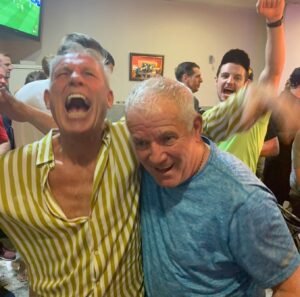 Jamie Carragher Instagram - #happybirthday to the Legend that is Philly Carra! 
My biggest supporter & a man who has always been been there for me, his family & all his mates ❤️
Happy 70th Dad, let’s have a good bevy & a ball today like you have done for the last 70yrs 🍻😂