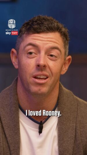 Jamie Carragher Instagram - “You felt exhausted watching him!” ⚽️

@rorymcilroy opens up on who his favourite footballer was growing up, Wayne Rooney. 🤩

Watch Stick to Football via link in bio 🔗