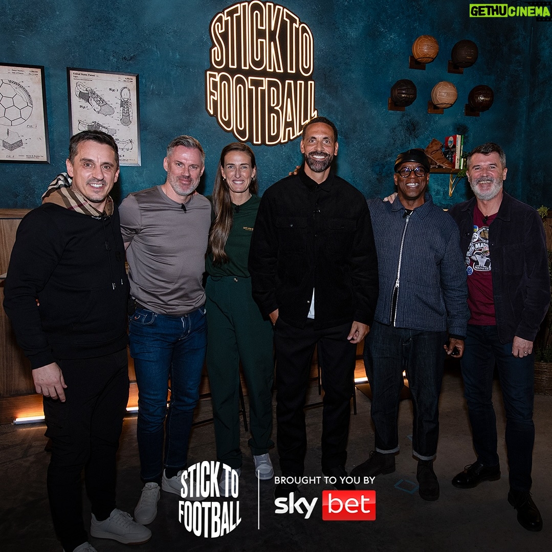 Jamie Carragher Instagram - Tomorrow on Stick to Football we are joined by none other than Rio Ferdinand 🤩
