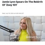 Jamie Lynn Spears Instagram - I LOVE this photo & I LOVED this convo I had while promoting #ZOEY102 before the strike stopped everything. Truthfully tho, I can remember being really unhappy and insecure with the way I looked & felt in my own body on this day, which you would never be able to tell from these wonderful photos. It makes me a mad at myself when I’m unable to be present in a moment, bc I can’t get out of my own head, especially when I’m surrounded with the best team, glam squad, brilliant photographer, & all the other great people involved that are all there to support you & make you have a good experience. I go inward & probably come off cold in these moments of extreme self doubt, which is not who I am as a person at all, but that’s how powerful our own thoughts can be to the point of robbing us of who we truly are, & distracting us from just enjoying happy moments. I’m sure y’all don’t wanna hear me ramble about being insecure at a photoshoot for a movie, when there are much more important things going on in the world, but it felt inauthentic to post these pictures (that I love) with a random clever caption. Anyway, just go enjoy your life, be present, & remember to be kind to yourself & others🤍Happy Hump Day