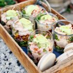 Jamie Oliver Instagram – Some of you lovely lot might know this as a 70s dinner party staple but now it’s just as welcome at your picnic !! It is of course…..the might prawn cocktail !!! Layers of succulent prawns with lashings of cocktail sauce, avocado, tomatoes and all topped off with crispy pancetta crumbs, this really is a thing of beauty! Hit the link in my bio for the recipe x x

#prawncocktail #weekendvibes #summer