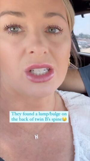 Jamie Otis Instagram - I was terrified going into this ultrasound with the high risk doc today. Last week we saw the “bump” on twin b’s spine and then I googled what it could be ...which told me all sorts of issues the baby could have.😩😢

We went to get pizza after the appointment and I was crying. My daughter looked at me and said, “Mommy don’t worry about baby B.” She poured a circular round of Parmesan cheese on her plate with a smaller circle off the back. She flicked the smaller bump away and said, “in a week that bump will be gone!”

The next day I was crying again and she said, “mommy what did I tell you?!” She motioned the flicking again & said”The bump will be gone in a week!”

Today marks a week and we have our second ultrasound.

Over the last week I’ve held on to hope that God can work miracles. I’ve prayed non stop for both of these twins. …and I remember every single one of the stories shared with me saying you had an ultrasound that seemed ominous but then it turned out to be ok. I kept praying that would be our story today.🙏

 I have to thank every single one of you - from the bottom of my heart - for all your words of encouragement, love & support. It means the whole world to me.🙏🙏🙏

I promised God I’d give him all the glory - regardless of the outcome (but I begged him for two healthy babies at our ultrasound today)!

As promised, we are documenting our full journey with the twins on our YouTube channel, Hanging With The Hehners! The full video is live on our YouTube channel now! Link in bio & stories!❤️

Thank you again for all your love & support and prayers!! #bestfrans 💕
