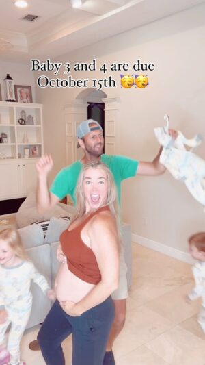 Jamie Otis Instagram - Life can be tough & man, I’m not going to lie - I’ve had a rough couple days. But it’s what you choose to focus on that matters most.💯🙏 You can be bitter and negative or you can choose to focus on the positive.

Im choosing to focus on the five biggest blessings of my life - my husband, my daughter, my son and these two baby boys God surprised us with that are on the way!🙏🥰

My daughter has her last week of school for the year next week (feels so early, right?!?) Her teacher planned a cool themed camping week. She needed certain outfits we don’t own so we went to goodwill and bought her the outfits and then tarjaaayyy💁🏼‍♀️ (better known as target😜) to get whatever goodwill didn’t have.🙌

Retail therapy is def more expensive than a good therapist bc my therapist doesn’t cost as much as we just spent at goodwill and target!🤪

BUT I got all four of my kiddos their very first matching outfits (on sale!) soooo it’s worth it😜🤣

I will always show up here honest and authentic.💯 I hope by me sharing my truth it genuinely helps bc it isn’t always easy to be so vulnerable. But for those of you who’ve told me how it’s helped you in one way or another - that’s why I boldly share all of my truths - the good, bad, and ugly. I genuinely hope I’m helping you.🙏🩵

I can’t wait til these baby boys come out to match their big sis and big brother (still feels so surreal calling my baby the “big brother)🥹🙏🥰

#momlifebelike #vulnerabilityisstrength #pregnant #pregnantbelly #pregnantwithtwins #pregnancy #twins #rainbowbaby