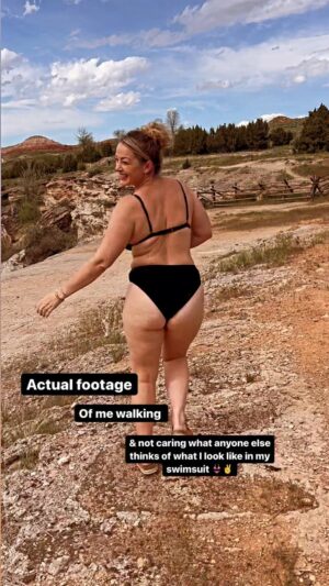 Jamie Otis Instagram - This weekend marks the beginning of summer.☀️ We all have body hair, stretch marks, cellulite, and rolls…Wear the suit and go enjoy yourself.👙😎🏝