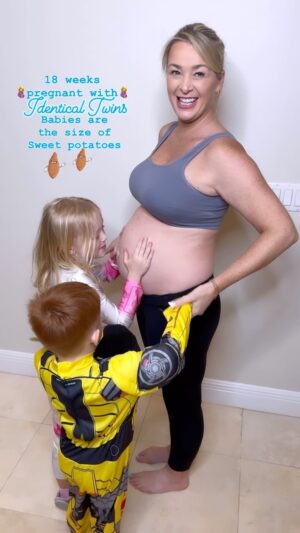 Jamie Otis Instagram - Almost halfway there!!🤰🎉 No one is more excited than big sis and big bro!🥹🤰👶👶

At our recent ultrasound the doc said they are both 9oz!!! Baby B is a wee bit bigger than Baby A, but Doc said they look incredibly healthy!🙏😭🤗

Remember that bump baby B appeared to have on his back at week 9?! There has been absolutely zero sign of it since then!🙏😭 THANK YOU JESUS!🙌

We had the contractor & CAD drawer over to start renovating our office into a nursery for these baby boys!🤗 I’m not sure what theme we will do for their nursery - maybe woodland with baby animals? Or space? Or nautical? What do you think?! I need to get on top of this asap bc we’re already almost halfway there and I don’t feel ready at all!🫣😅

Sundays I usually take off social media, but I hadn’t shared their 18 week #bump update and I’m trying to make sure I do for the twins the same I did for Henley and Hendrix. Adding kids it gets harder and harder each time!🤪😅

Any nursery theme ideas? It’s been a minute since we’ve done this so I’m up for alllll the advice!🙏🤗❤️

#pregnancy #babybumps #pregnancyjourney #twinpregnancy #identicaltwins #momsofinstagram