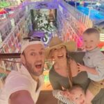Jamie Otis Instagram - We just went on the world’s largest cruise ship & we figured out the SECRET to family vacations that are *actually relaxing* for us parents - you gotta make sure there’s a kids club!💯👏🏻😆 We have never been on a cruise before so we had NO IDEA what to expect. We went on @royalcaribbean brand new #IconOfTheSeas and it had everything you can imagine, plus some! I mean, it has 7 pools - 2 are infinity🤩, 22 restaurants (with more eatery spots throughout), and the largest water park at sea filled with water slides & hot tubs along with relaxing cabanas too.🥰 That would’ve been plenty enough to keep us having fun, but it also has a sports complex so we decided to play pickleball too ..bc why not! It was pretty cool playing at sea and not even feeling the boat move!👏🏻 It has a casino (I wouldn’t let my hubby gamble all our $ away though😜) & even broadway shows (we saw Wizard of Oz and it was truly spectacular-Dorothy and the witches fly😱). I mean, there’s so much to do on this ship but ironically my kids LOVED the kids club!👏🏻🥳 Which of course we loved bc we were able to sneak away and have mini dates without having to bring a babysitter or family to watch the kids!👏🏻👏🏻👏🏻 We only went for 3 nights but we could easily stay for a month without feeling bored on this ship! There’s just so much to do & see for everyone in the family! It’s so funny to look back and see Henley say she was scared she was gonna be bored🤦‍♀️… she had no idea how much fun she was about to have!🤣 Now we wanna plan another cruise asap!!! Seriously - best thing I learned from this was that any vacay we plan from here on out is gonna have to have a super fun kids center!🎯 That’s KEY for us parents getting any relaxing time while on vacation!💯🫶🏻 We are planning our 10 year bow renewal and I’m beginning to think it should be on a cruise ship! How fun & unique would that be?! 🥳🥳🥳