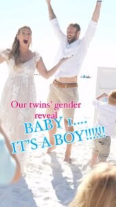 Jamie Otis Instagram - WE’RE HAVING A BOY!!!🥳 We don’t know baby #2 yet, but we know there’s at least one precious baby boy on the way!!!🤰🩵👶 Hendrix was SO excited! The first thing he said was “I get to change him!”🥹☺️ I’m SO EAGER to find out what baby # 2 is—especially now!🤗 Did you have a chance to see our YouTube video? Doug worked so hard putting together a video of our gender reveal party to share with you! It’s linked in my bio or you can just search Hanging With The Hehners on YouTube!🩷 It literally made me cry- it was just so beautiful!🩵 (And I’m also pregnant w twins so double the hormones makes me teary eyed often🤪😆) I can’t thank @brfocusfilms enough for coming to our gender reveal and capturing every moment for us!🙏 He also made this beautiful reel for us - which again, made me cry!🥲😅🩷 Ahhh, we gotta plan another gender reveal for baby two when we get the blood work from doc back - HOW FUN! We get to have two gender reveals!🥳🥳 That saying “Twins, double the fun!” is really so true!!! We are really having so much fun with our Twinnies already! I can’t wait to start feeling them kick & move inside me!🤰👶👶 What’s a good, low-lay gender reveal at home? We gotta plan baby #2 reveal …Maybe cupcakes or cake? I think it’d be so fun to include Henley & Hendrix again!🙏🥳🤰🩷🩵 #genderrevealparty #genderreveal #twins #twinpregnancy #pregnant #preggo #preggers #firsttrimester #mafs #marriedatfirstsight