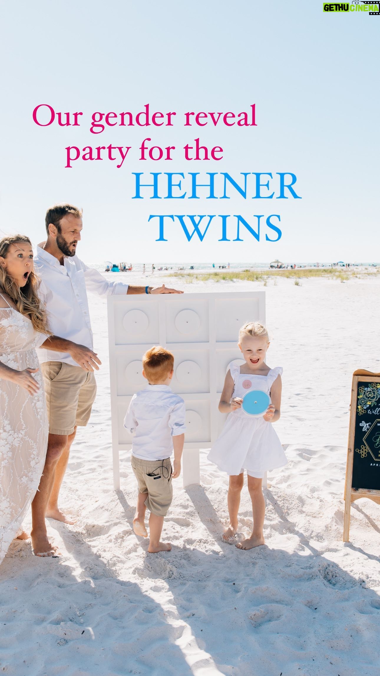 Jamie Otis Instagram - Our gender reveal party for the TWINS is live on our YouTube as promised!!🩵🩷 We had a little beach picnic and played tic tac toe with the kiddos🥰 it was such a fun way to do the reveal!🥳 I was genuinely SHOCKED too. I don’t know why bc it’s 50/50!🤪😆 I just really thought it was going to be different. The full video is LIVE on our YouTube channel Hanging With The Hehners! Linked it in my bio so you can find easily💕 I absolutely love being surprised and this was one of the best kept secrets (thank you Ruth and Stephanie who knew but didn’t tell me)!☺️ If you’ve seen the video don’t ruin the surprise for anyone else!!🤗🤗🤗 Thanks for following along w us on our journey to TWINS! We’re having so much fun & we hope you are too!🤰👶👶🩷🩵 Pic: @caitlyntorresphotography Vid: @brfocusfilms Tic tac toe board: DIY by Ruth’s hubby Scott 😝👏🩷🩵 #genderrevealparty #twin #twinmom #pregnancylife #pregnancydiary #preggo #preggers #twins #momlife