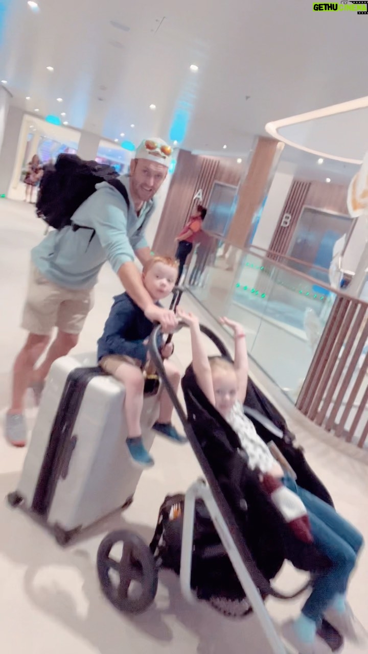 Jamie Otis Instagram - Name the truth and the lieπ€₯ It's not hard if you know usπ ...WE'RE GOING ON OUR VERY FIRST CRUISE! π’ AHHH, I'm so excited!!! π In all seriousness, I'm so thankful to have married a man who isn't scared to change a diaper & push a stroller.π I feel blessed our children have a daddy who really *enjoy* being with them. He genuinely has just as much fun at home hanging with them as when we are out on a date night.ππΌβ€οΈ ...We just got on the ship and it's unlike anything I've experienced!π€ (We're on @royalcaribbean #iconoftheseas - if you're on the same ship & see us please say hi! We live meeting you!!π) Holy moly, this ship is like a mini city/amusement park floating on water!π₯οΈ It is NUTTY!π€© It has a huge water park, zip lines, live shows, several pools, ... everything you can think of you can find ... but we will most likely be at the kiddie splash pad the whole time knowing my kiddos.π I'll of course share everything on stories bc this thing is epic!π Have you ever been on a cruise before?? I have a feeling we are going to LOVE this experience! πI packed Dramamine juuuust in case, but I'm hoping none of us need it!π€πΌπ