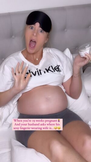 Jamie Otis Instagram - My husband says I’m so attractive pregnant but I feel the furthest thing from sexxaayy these days!🤪😆 Anyone else lose all libido when you get pregnant??🤦🏼‍♀️ I wish this didn’t happen to me bc I barely wanna be touched let alone get intimate.🫣

Im not complaining at all though bc I’ve begged and prayed for these babies for so long!🙏 I may be a bit hormonal (I cry happy tears, sad tears, angry tears - allll the tears lately)🤦🏼‍♀️🤣 But I’ll take all the hormonal mood swings & pregnancy waddles that come bc I know it’s just part of the process of growing two precious baby boys🤰👶👶…I just feel bad my hubby has to deal with me & my emotions too!🤪😅

I want to plan a baby moon so I can spend some time alone w him where I’m not completely overstimulated! I want to have quality time being together just us two as husband and wife before the twins come …  because God knows our world will be turned upside down (in the best way) the moment I go into labor & bring these baby boys home!🤰

Any mini baby moon trip ideas? We live near a beach so I was thinking maybe a trip to the mountains?! We’d both loooove to go to Europe but I’m scared it’s too far away from home. What was a trip/baby moon that you went on and loved??? 🥰