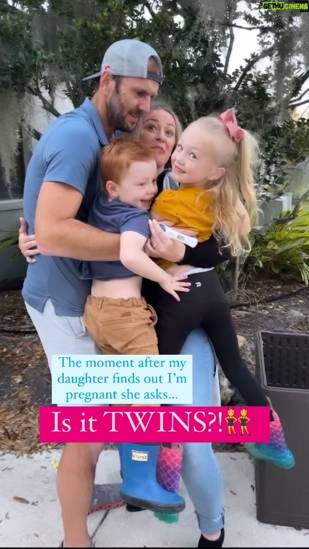 Jamie Otis Instagram - We were having a family hug after we told our kids that there’s a baby on the way!🤰👶 Our daughter says “is it twins?!” Doug immediately responds “WHAT!!??”😱🤣 …I just say “Maybe! If we’re lucky!”🤞😉🙏👯 Doug only wants 3 kiddos max….I could have 10 more.😝 I just *love* being a mommy and I have the most loving, supportive hubby - he’s such an amazing hands-on dad that it makes it easy for me to want a million more kiddos with him!💯💕 My dream has always been to have twins … identical girls would be nice but really I just love the idea of having two & to witness the bond that only twins have.☺️ Monday at 8pm we drop a new YouTube video and it is EPIC. We are still editing the video for ya now … but it’ll be done by Monday and I just CANNOT WAIT to telllll youuuuuu (and SHOW YOU☺️) our big news!!! I’ve been dropping hints and some are guessing wrong, some are guessing right and IM HAVING SO MUCH FUN WITH YOU so thanks for playing along just for the fun of it!!!🥳🥳🥳 Reminder that I’ll be sharing with my IG subscribers first!🥰 Life’s too short not to spice it up and get/give surprises! Surprises are Doug’s and my fav so I hope you like this surprise we have in store for you!! 🥰🤗🤩 Kids really do say the darnedest things, right? What’s the cutest/funniest thing you’ve heard a kid say?