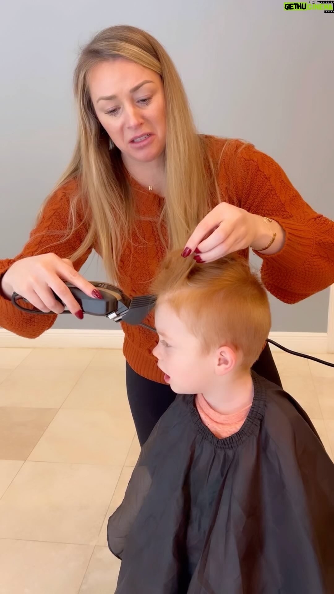 Jamie Otis Instagram - Today was rainy and Hendrix has needed a hair cut so I showed him a few options and let him choose any style! It's his first time really choosing for himself! He was adamant he wanted a Mohawk.π I tried using the number 8 on the shaver thing bc that's the largest one I have, but it was still way too short.π€¦πΌββοΈ there was no going back after the first buzz thoughπ I gooped up all the gel I could and I smooshed that little bit of hair he has left into a Mohawk!π€ͺπ
I absolutely love making these memories with my baby boy.ππΌβ€οΈ One day he won't want his mommy cutting his hair, but he doesn't mind now & I loooove doing it for him.π€ Usually I do a decent job, but I don't love the way i cut it today.π¬π Thank goodness Hendrix likes it!π I know it's just hair and it'll grow back but he looks so much older with that hair style and as much as I love watching my baby grow it also hurts to think he's closer to FOUR than three and it has me in my feelings.π My baby is almost out of his toddler years & I don't know if we'll be blessed with another baby ... HOW did the last few years go by so fast?!π₯Ί I'm soaking up every moment I can with my precious babies... I'm so thankful for all the moms who remind me not to "blink" or I'll miss it. It reminds me to enjoy even the hard moments in parenting.ππΌβ€οΈ