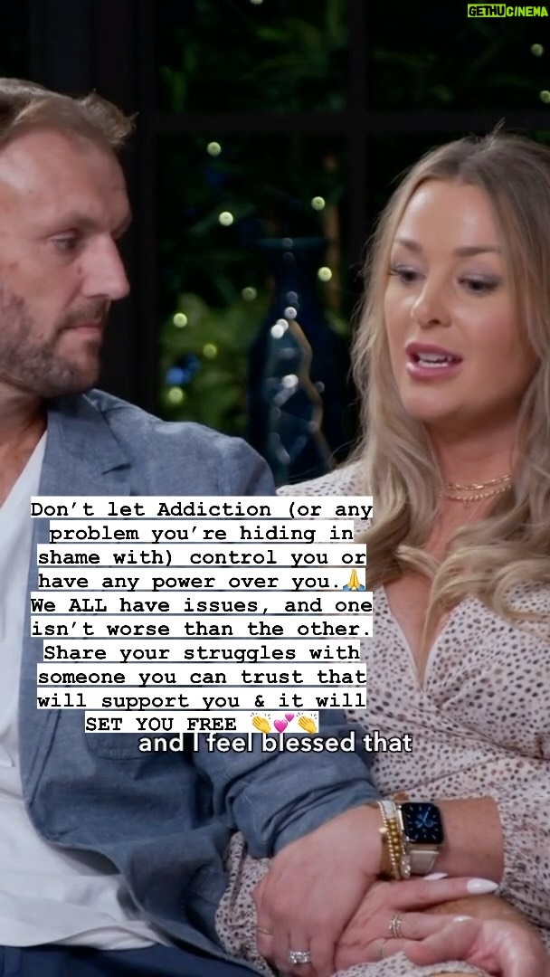 Jamie Otis Instagram - So proud! My hubby’s been completely off opioid addiction meds and has remained sober!🙏❤️ We’re back on your tv screens tonight & I really commend my hubby for opening up about his addiction issues & RECOVERY.👏💕 So many people say “don’t air your dirty laundry” but what if we do? What if we share the “skeletons” in our closets and realize that SO MANY OTHER PEOPLE HAVE THE SAME EXACT DIRTY LAUNDRY AND SKELETONS?! 🎯 Suffering alone in silence only amplifies the problems you have. If you can open up about them (even if only with a therapist) you will feel a sense of freedom & peace within yourself that you haven’t felt in a long time. I promise you that🙏🙏🙏 It’s not a secret I am an oversharer... I really believe that sharing your ugly warts is what gives you internal peace. And honestly, you’ll realize you are not the only one with “ugly warts.”💯 So many people hide in shame with their problems alone - but if they opened up about ‘em they’d realize they’re not alone at all. There are whole communities filled with people struggling with the same issues - you just gotta find your people.🫶🏻 Sure, some people will judge ya - but they’re not your people. (Even if they’re family - that doesn’t mean they’re instantly your people.) MOST people will either relate to you and your struggles or at the very least want to help you. THOSE are the people you want to focus on & give your time, energy, and love to.❤️❤️❤️ If you’re reading this, chances are you may be struggling alone about something.💜 My heart goes out to you. It’s not easy opening up—it took my hubby nearly 10 years! But I’ve never seen that man more HAPPY and ALIVE than I do these days.🙏❤️ if you don’t know where to start, finding a good therapist is a great place. I’m sending you so, so much LOVE & courage!💕 @doughehner IM SO PROUD OF YOU! I may not have known you when I said “for better or worse” but I meant it with all of my heart!❤️ I love you! 💕 #marriedlife #marriedatfirstsight #mafs #husbandandwife #wedorecover #addictionrecovery #proudwife