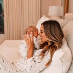 Jana Kramer Instagram – 🌙✨My collection with @thewillowco is out NOW! I had so much fun designing these “Mommy and Me” matching sets, which are made from bamboo and so super soft!! I wanted to bring you the best quality at a great price so here’s a good deal for you at 30% off for the next 48 hours. Shop at the link in bio.
