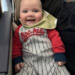 Jana Kramer Instagram - Roman’s first flight was a success 🙌🏼♥️ and I think he enjoyed it too …pic two 💙