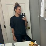 Jana Kramer Instagram - Instagram movie life vs complete reality 🤣. Looked in the mirror yesterday after a long fun momma day and was like wow🤣. #zit #kidbathroom.