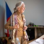 Jane Goodall Instagram - 🌟 Jane's global 90th birthday tour continues! Just last week in Prague, Dr. Goodall met with students, representatives, and teachers from five different schools, hosted by @ecp_prague. 🐸 Here, you see a student group sharing about their impactful frog restoration project. They also gifted Jane a charming paper frog model. She loved it so much, that it's currently keeping her stuffed monkey, Mr. H, company in Jane's hotel room! Stay tuned for more stories from Jane on the road. (#DidYouKnow: She travels at least 300 days a year to spread her message of hope?) 🌍 📷 Mikhail Bobchinetskiy . . . #JaneGoodall #JaneGoodallInstitute #JGI #WildlifeConservation #Community #Prague #Education #Conservation #Frogs #FrogConservation