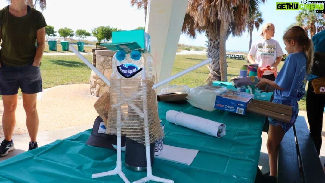 Jane Goodall Instagram - โ๏ธ Turning trash into treasure! โ๏ธ ๐ Join the excitement in St. Petersburg, Florida, where @keeppinellasbeautiful's "Kids Can" Trash Monster Cleanup Event brought together changemakers of all ages to take on the staggering 8 million metric tons of plastic flooding our oceans each year. ๐ Plastic pollution harms animals, people, and even economies โ especially in Florida, which relies heavily on tourism. That's why the "Kids Can" Trash Monster Cleanup Event was createdโto empower kids and families with the knowledge to tackle litter head-on. ๐จ Led by local high schoolers, the event kicked off with a beach cleanup, hauling in over 20 pounds of single-use plastic. Using a Roots & Shoots grant, they procured art supplies to unleash their creativity and transform the collected trash into scary monster sculptures. ๐ค By banding together, this community didn't just clean up; they crafted a solution. They repurposed trash, averting water pollution, wildlife threats, and vacation disruptions, showcasing their creativity and environmental stewardship. ๐ธ The "Kids Can" Trash Monster Cleanup Event Alt text Slide 1: A photo of three kids and an adult using litter pick-up sticks to grab trash on the beach and put it into garbage bags. Slide 2: A photo of a group of about 25 adults, teenagers, and kids of varying appearances posing in front of a banner reading, "Keep Pinellas Beautiful Youth Advisory Council." Slide 3: A photo of a "Trash Monster" creatively made from reused trash. #JaneGoodall #JaneGoodallInstitute #JGI #RootsAndShoots #Florida #ReduceReuseRecycle #beachcleanup #upcycle #CraftIdeas #youthleadership #communityproject #environment #creativity