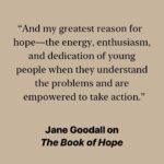 Jane Goodall Instagram - Through her pioneering studies on chimpanzees & ongoing dedication to worldwide conservation efforts, @janegoodallinst continues to embody hope and actionable change for our planet. In honor of #EarthDay, we asked her to tell us more about three of her books. Read on for her insights, and don’t miss Jane, a live-action series inspired by Goodall’s work, now streaming on @AppleTV.