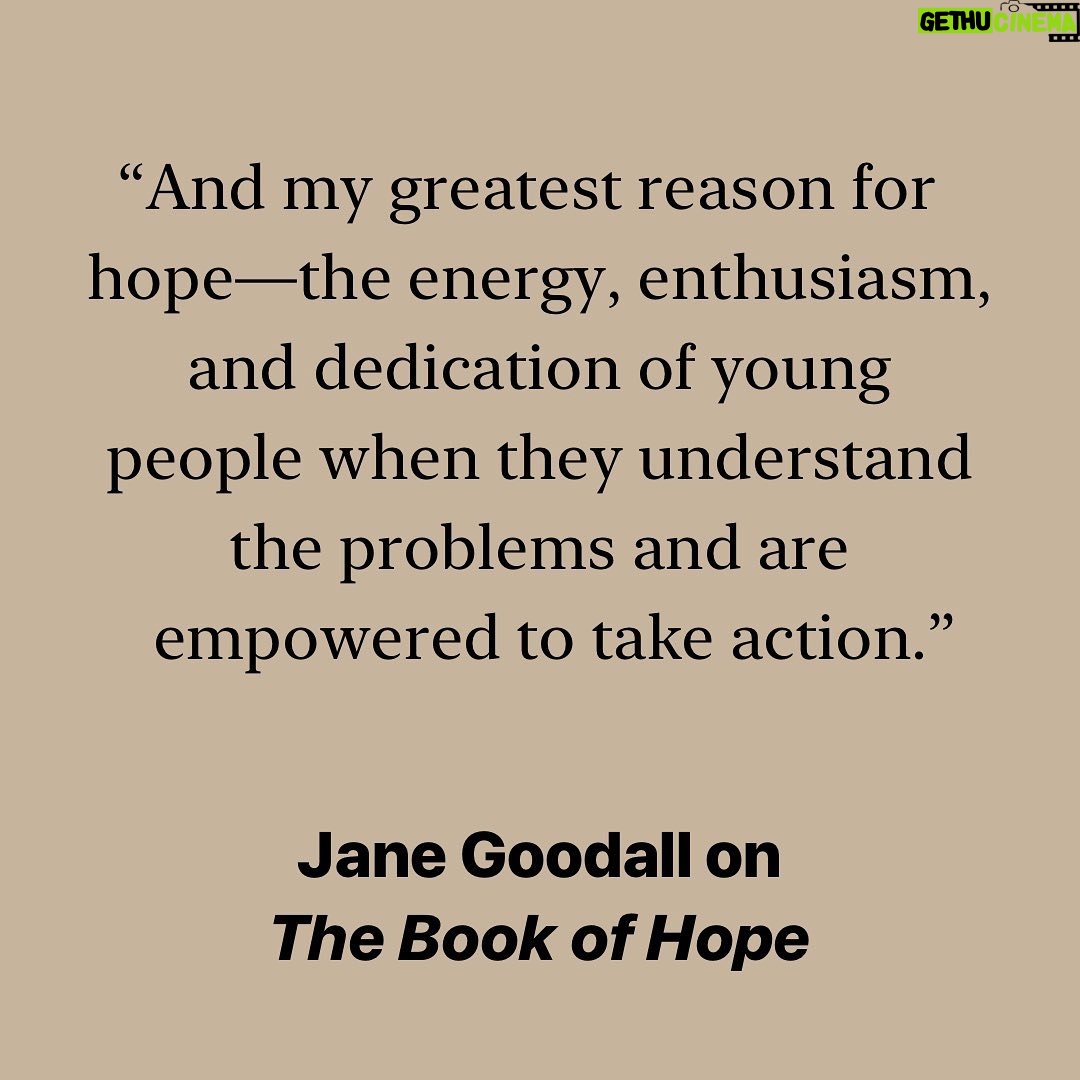 Jane Goodall Instagram - Through her pioneering studies on chimpanzees & ongoing dedication to worldwide conservation efforts, @janegoodallinst continues to embody hope and actionable change for our planet. In honor of #EarthDay, we asked her to tell us more about three of her books. Read on for her insights, and don’t miss Jane, a live-action series inspired by Goodall’s work, now streaming on @AppleTV.
