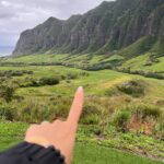 Janel Parrish Instagram - Had the best time at @kualoaranch exploring the beautiful property and visiting where @c_long and I got married 5 and a half years ago 🥹 my mama even planted a taro plant 🥰 thank you as always to our Kualoa Ranch ohana 🤍