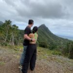 Janel Parrish Instagram - Had the best time at @kualoaranch exploring the beautiful property and visiting where @c_long and I got married 5 and a half years ago 🥹 my mama even planted a taro plant 🥰 thank you as always to our Kualoa Ranch ohana 🤍