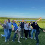 Janette Manrara Instagram - What an EPIC day filming in all the beauty that is the North East! So many wonderful locations visited w/ @robsongreenonthegram and the #WeekendEscapes crew. There is so much to do and explore right around the corner. We laughed, we meditated, we danced, and most importantly connected w/ nature. It was honestly such an amazing day! The crew were fantastic! Cannot wait for you all to see the episode! Thank you for having me ☀️🌳🌷