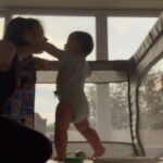 Janette Manrara Instagram - We say “hello” to the trees everyday. Lyra loves staring at them and being outside. Saying “hello” to the trees has never felt more magical 🌳 #hellotrees #babytalk #motherdaughterlove #specialmoments