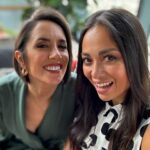 Janette Manrara Instagram - Always a lovely day starting it w/ you all on @bbcmorninglive alongside @gethincjones and the #MorningLive Family. Thanks for having me! Have a lovely weekend everyone! ☀️ Also, loved @katyajones testing out the green sofa with me! Haha!
