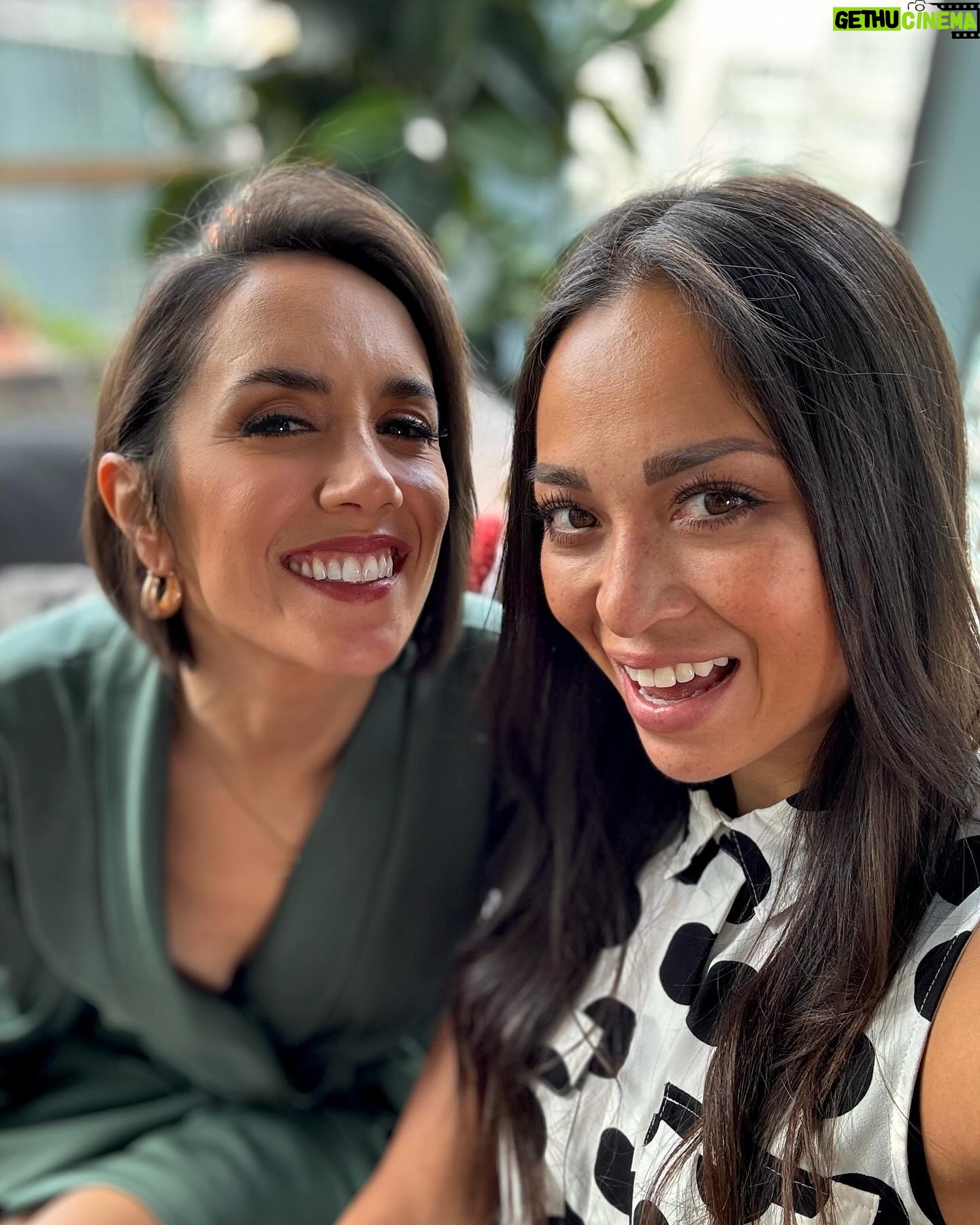 Janette Manrara Instagram - Always a lovely day starting it w/ you all on @bbcmorninglive alongside @gethincjones and the #MorningLive Family. Thanks for having me! Have a lovely weekend everyone! ☀️ Also, loved @katyajones testing out the green sofa with me! Haha!