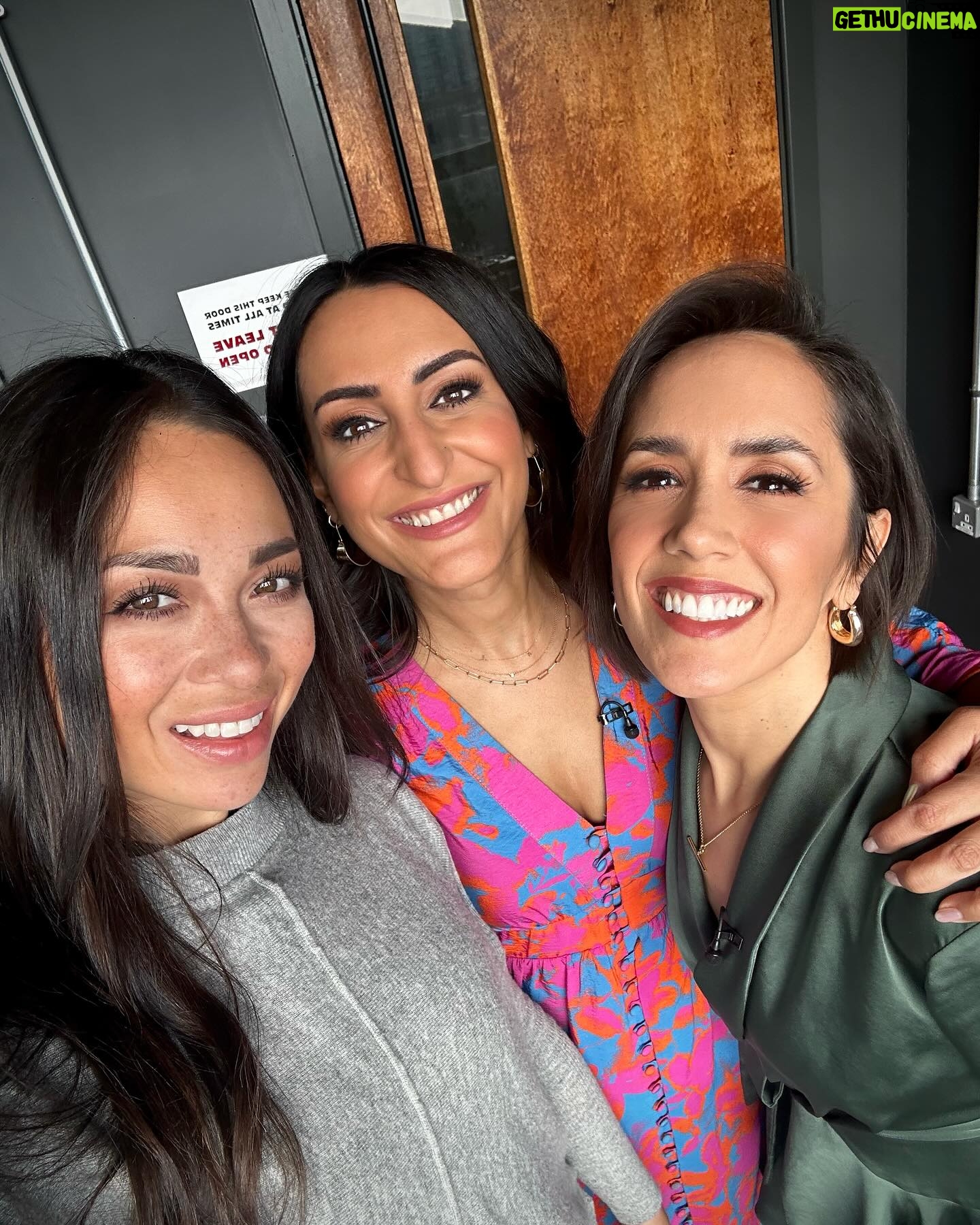 Janette Manrara Instagram - Always a lovely day starting it w/ you all on @bbcmorninglive alongside @gethincjones and the #MorningLive Family. Thanks for having me! Have a lovely weekend everyone! ☀️ Also, loved @katyajones testing out the green sofa with me! Haha!