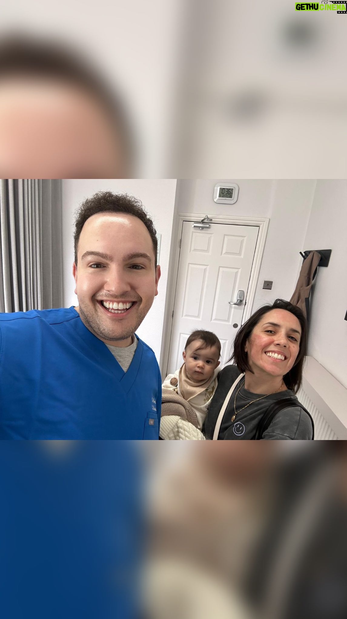 Janette Manrara Instagram - Had my second session of micro-needling today w/ @theaestheticsdoctor. We’ve been working together to help with my pigmentation from years of not being careful in the sun in Miami! ☀️ (Side note: WEAR SUNSCREEN!) I didn’t have anyone to look after Lyra so she came along. Luckily she behaved so, so well. Such a proud mummy!🙏🏼 We went a little deeper this time w/ the needles, but it was not too painful at all. Now we wait for the skin to naturally rejuvenate over the next few days. I love #DrAhmed because he understands that I want to work on my skin, but as naturally as possible. I’m not afraid of aging, but if I can give myself a little boost and help, why not? 👍🏼 #gifted