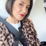 Janette Manrara Instagram - When I’m in a rush, make-up in the car is the way forward. Can you relate? I feel like this is the norm more and more for me these days. Had quite a few bits to pack to stay overnight for Sara Davies Birthday party over the weekend, so glam in the car it was for me! Thought I’d share some of my current faves w/ you all and how I actually get it done in the car. I used: @sculptedbyaimee @hdbrowsofficial @spectrumcollections @revlon_uk @dr.pawpaw