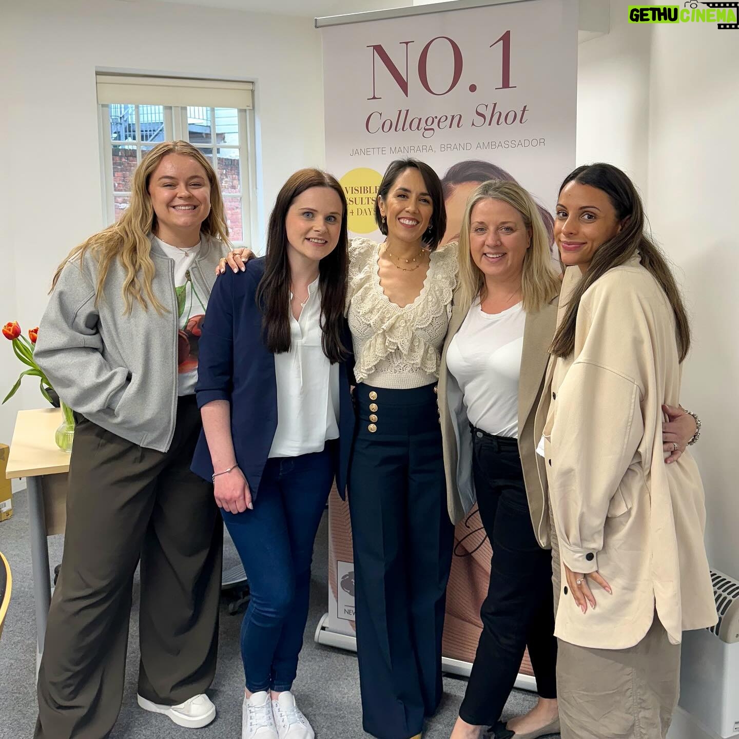 Janette Manrara Instagram - The BEST day with @jmanrara, @milkmodelmanagement & @buxandbewl at New Nordic UK HQ!! 💛🌻✨ We have got some very exciting events coming up that we think you’re going to LOVE! 🥰 We can’t wait to share them with you! - Stay tuned 💃 #NewNordic #JanetteManrara #CollagenShot