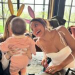 Janette Manrara Instagram - Always the hostess w/ the mostess! We need to be better at taking pictures together! 🤣 Love you @emmathynn 🐰🐣