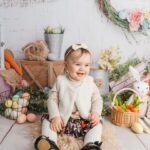Janette Manrara Instagram - Happy Easter from the Skorjanecs Family 🐰🐣 • • Thank you to @mumandme_app & @chaptertwophotography for the gorgeous photos! 📸
