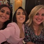 Janette Manrara Instagram - Had a @bbcmorninglive surprise Hen party for @michelle_ackerley last night! What a night we had celebrating love and the future! 🤍🥂 #surprise #hensparty #morninglive