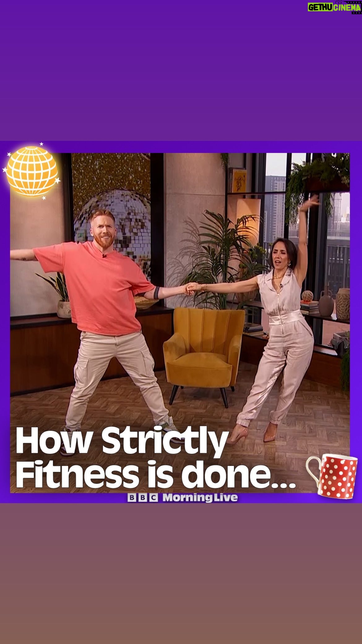 Janette Manrara Instagram - 🕺💃 Can we take a minute to appreciate Neil and Janette’s impromptu rumba? 🪩 Morning Live is back Monday, 10th June at 9.30am. Watch all the shows (and Strictly Fitness) on iPlayer. #MamasStillGotIt #DadasStillGotIt