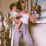Janette Manrara Instagram - Never felt more badass 😎 To all the parents doing laundry, raising kids, vacuuming, and still managing work, a relationship, and somehow a social life… we’re saving the day one nappie at a time 💪🏼 #parenting #supermom #workingmom #wegotthis #heroine #terminator #superhero