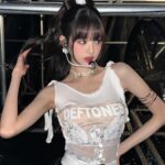 Jang Won-young Instagram - 👱🏻‍♀️🎀🖤✨