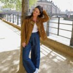 Janina Uhse Instagram - Big love for this masterpiece of a jacket 🧥 🪡 Anzeige • @fay_brand #FAY #ADV